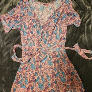 Simply Southern Blue and Pink Patterned Top